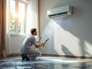 Aire acondicionado que gotea agua en interiores: causas