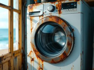 Lavadoras y el efecto del salitre en zonas costeras